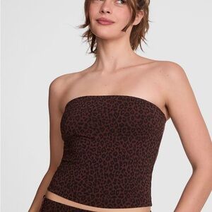 PINK Victoria's Secret Leopard Print Tube Top